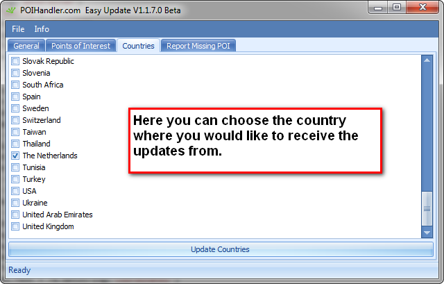 Select the country you are interested in